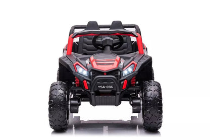 Akumuliatorinis automobilis LEAN CARS YSA036 raudonas 4x4