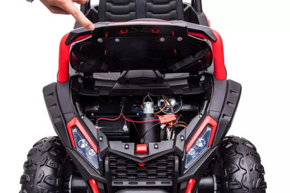 Akumuliatorinis automobilis LEAN CARS YSA036 raudonas 4x4