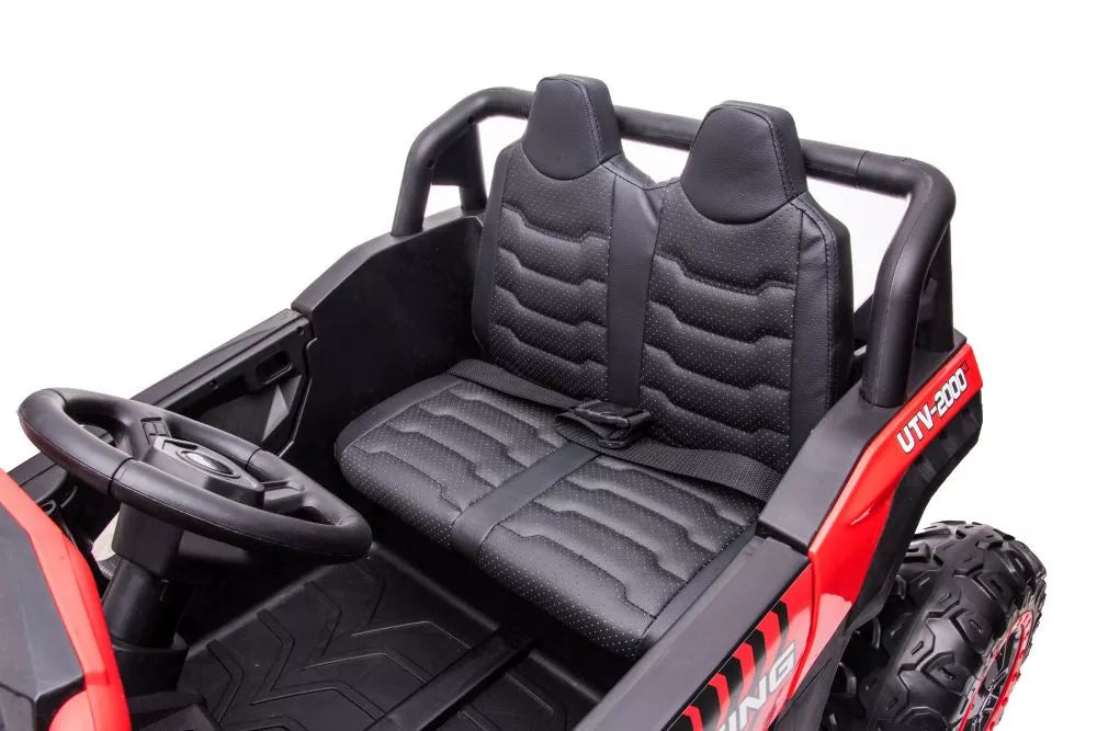 Akumuliatorinis automobilis LEAN CARS YSA036 raudonas 4x4