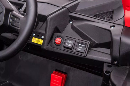 Akumuliatorinis automobilis LEAN CARS YSA036 raudonas 4x4