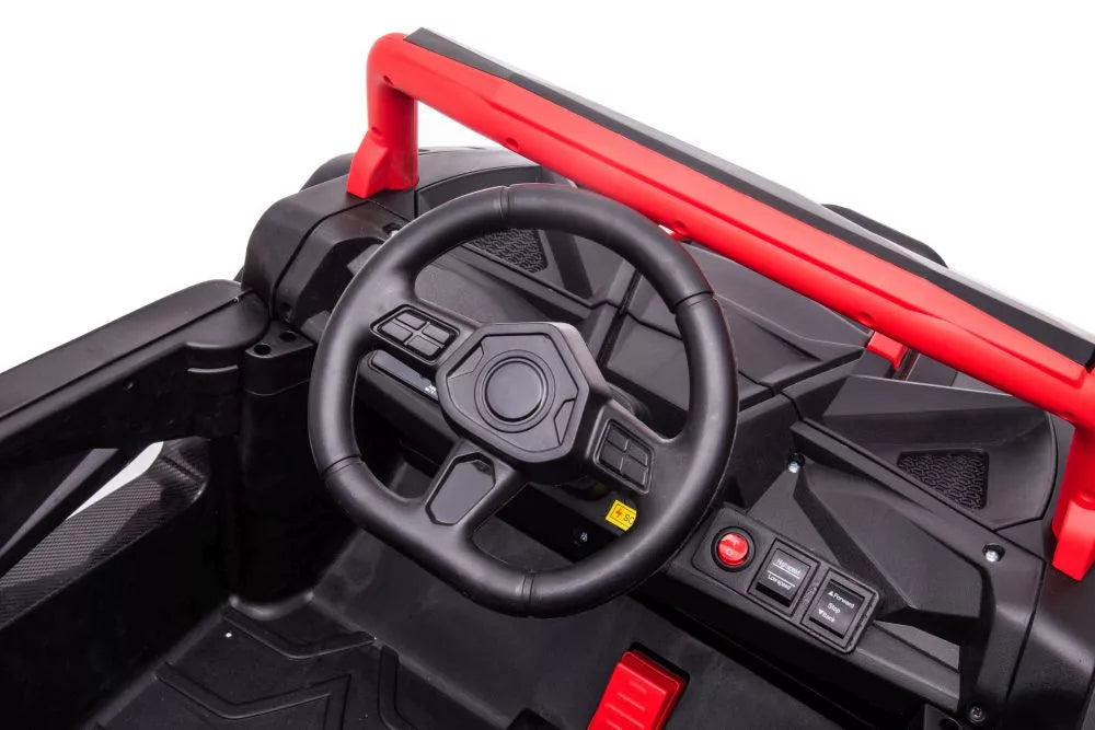 Akumuliatorinis automobilis LEAN CARS YSA036 raudonas 4x4