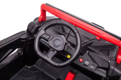 Akumuliatorinis automobilis LEAN CARS YSA036 raudonas 4x4