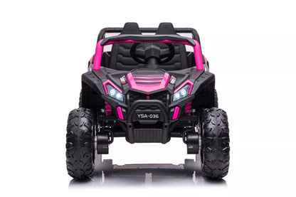 Akumuliatorinis automobilis LEAN CARS YSA036 rožinis 4x4