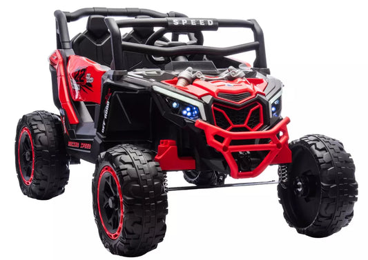 Akumuliatorinis automobilis M2 raudonas 4x4