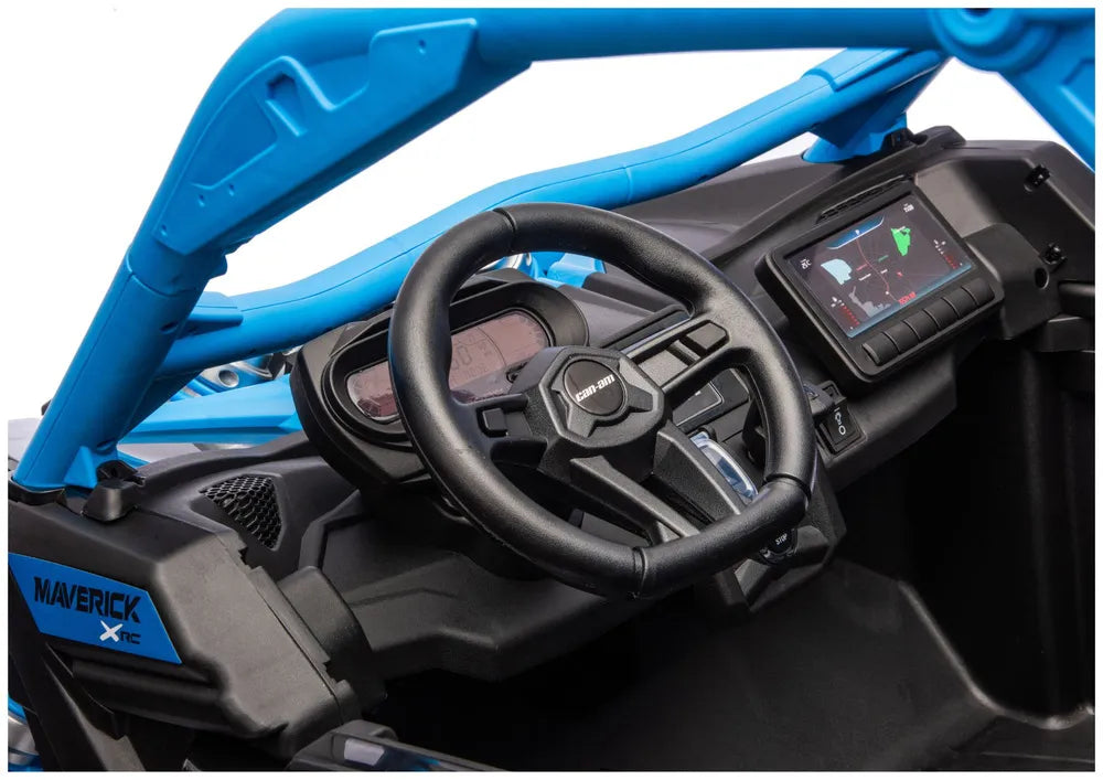 Akumuliatorinis automobilis Maverick CAN-AM Turbo RR AIR, mėlynas