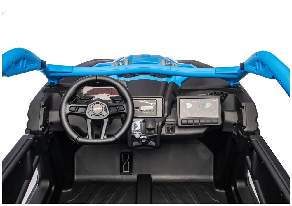 Akumuliatorinis automobilis Maverick CAN-AM Turbo RR AIR, mėlynas