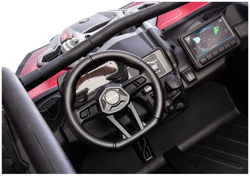 Akumuliatorinis automobilis Maverick CAN-AM Turbo STRONG AIR DK-CA001 Bordo lakuotas