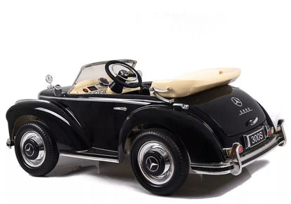 Akumuliatorinis automobilis Mercedes 300S, juodas lakuotas