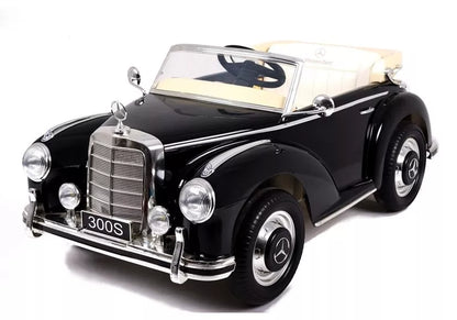 Akumuliatorinis automobilis Mercedes 300S, juodas lakuotas