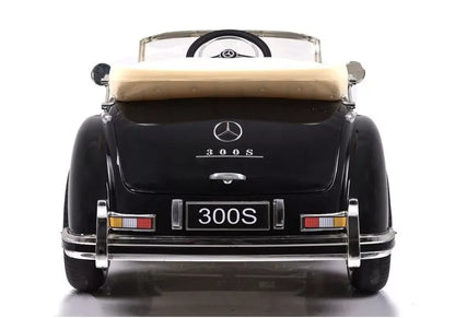 Akumuliatorinis automobilis Mercedes 300S, juodas lakuotas