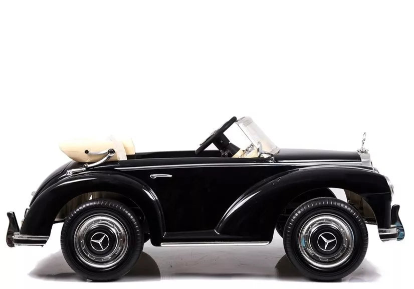 Akumuliatorinis automobilis Mercedes 300S, juodas lakuotas