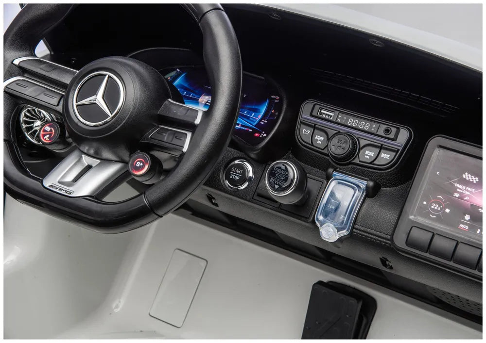 Akumuliatorinis automobilis Mercedes AMG DK-GT63 24V, baltas