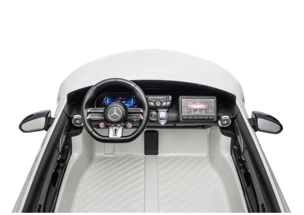 Akumuliatorinis automobilis Mercedes AMG DK-GT63 24V, baltas