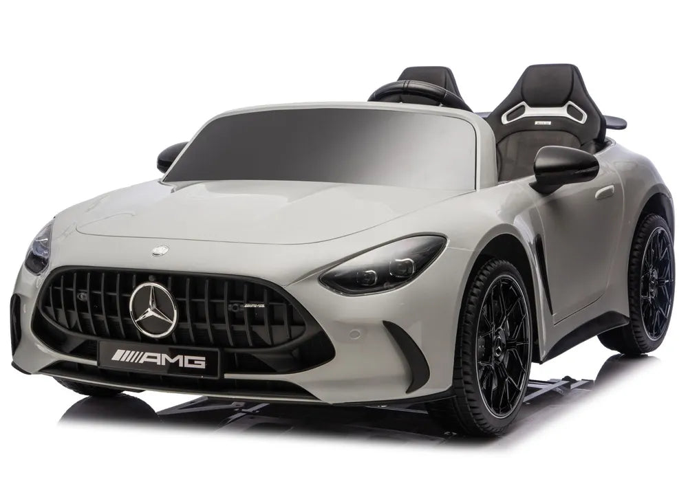 Akumuliatorinis automobilis Mercedes AMG DK-GT63 24V šviesiai pilkas