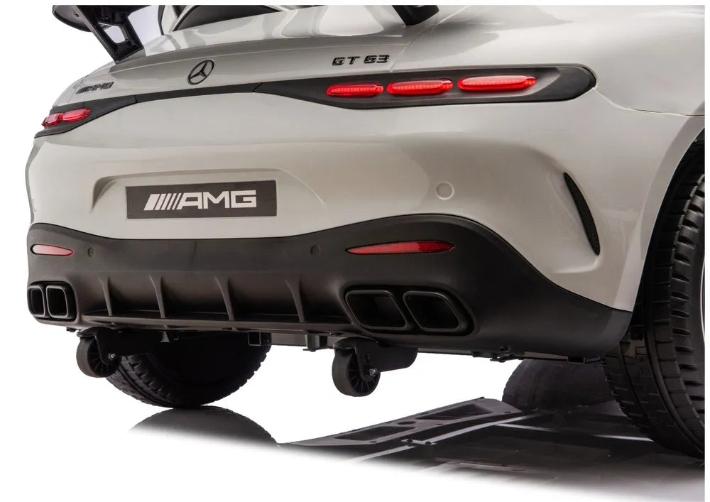 Akumuliatorinis automobilis Mercedes AMG DK-GT63 24V šviesiai pilkas