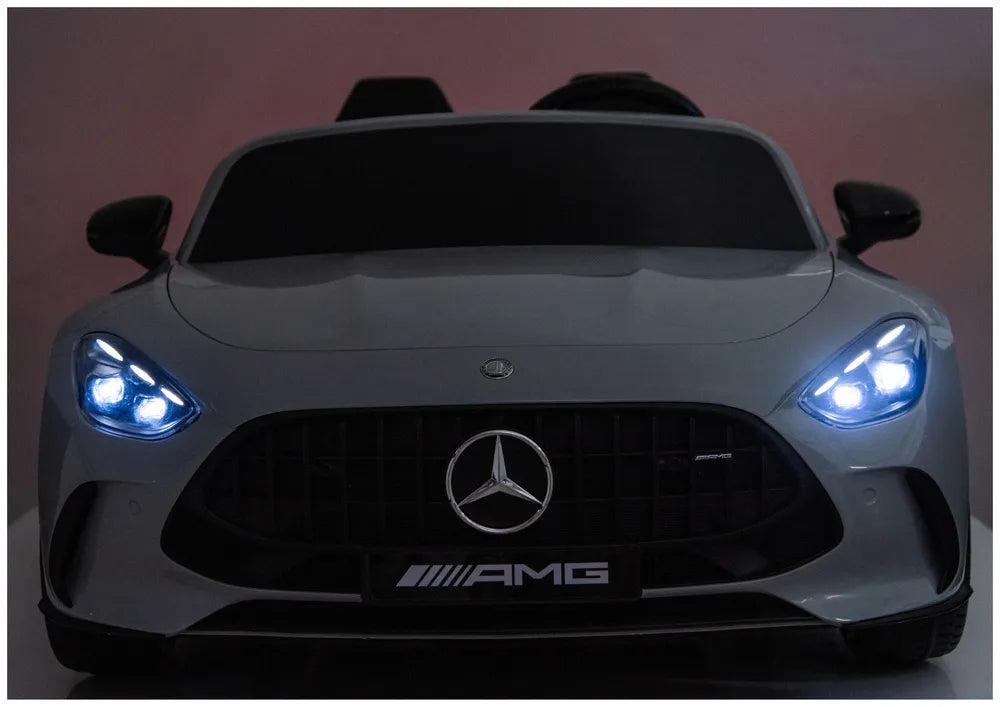 Akumuliatorinis automobilis Mercedes AMG DK-GT63 24V šviesiai pilkas