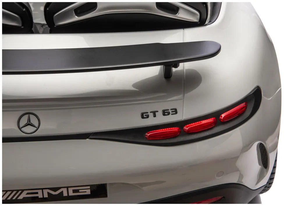 Akumuliatorinis automobilis Mercedes AMG DK-GT63 24V šviesiai pilkas