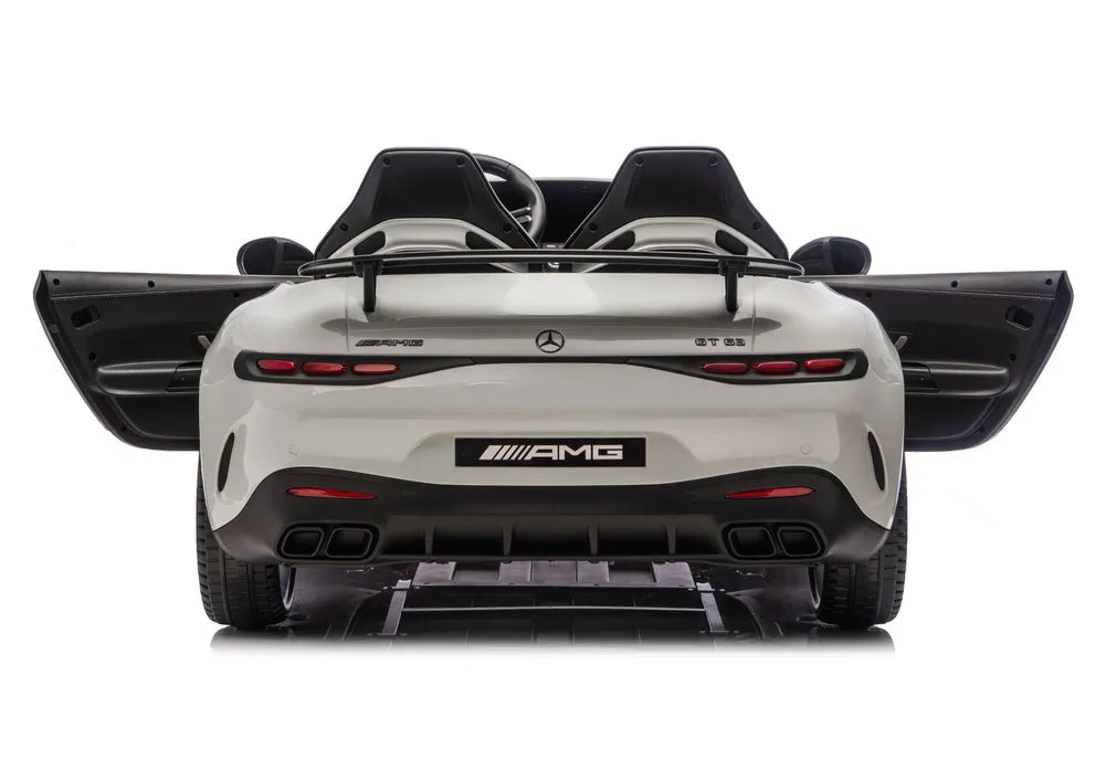 Akumuliatorinis automobilis Mercedes AMG DK-GT63 24V šviesiai pilkas
