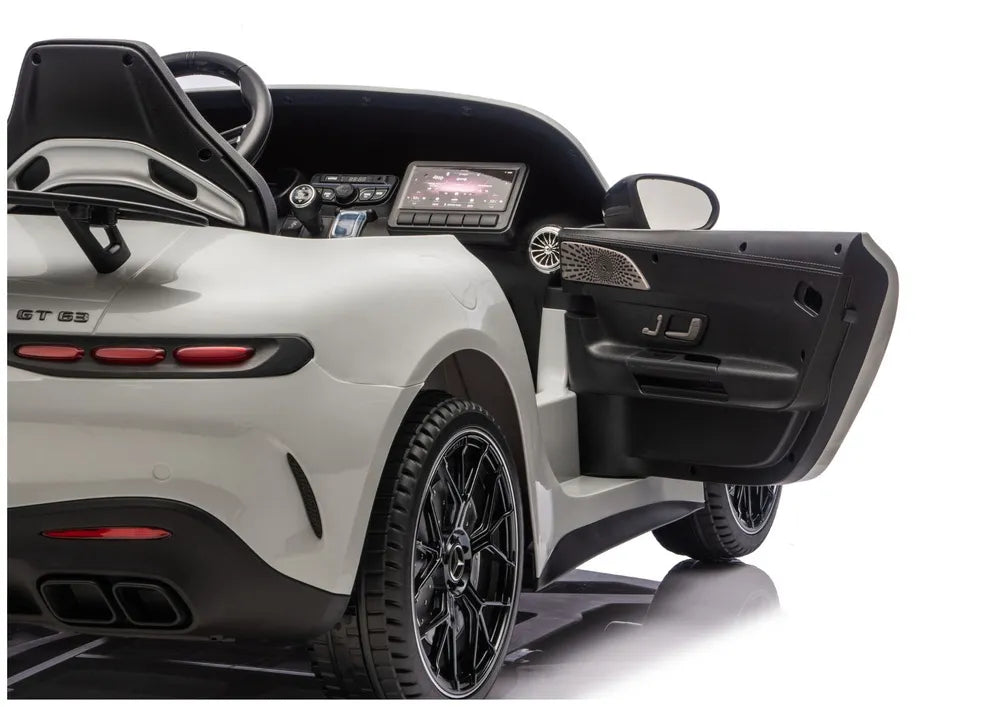 Akumuliatorinis automobilis Mercedes AMG DK-GT63 24V šviesiai pilkas