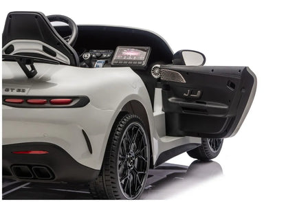 Akumuliatorinis automobilis Mercedes AMG DK-GT63 24V šviesiai pilkas