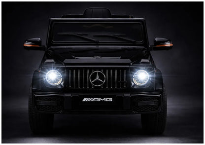Akumuliatorinis automobilis Mercedes AMG G 63, juodas, lakuotas
