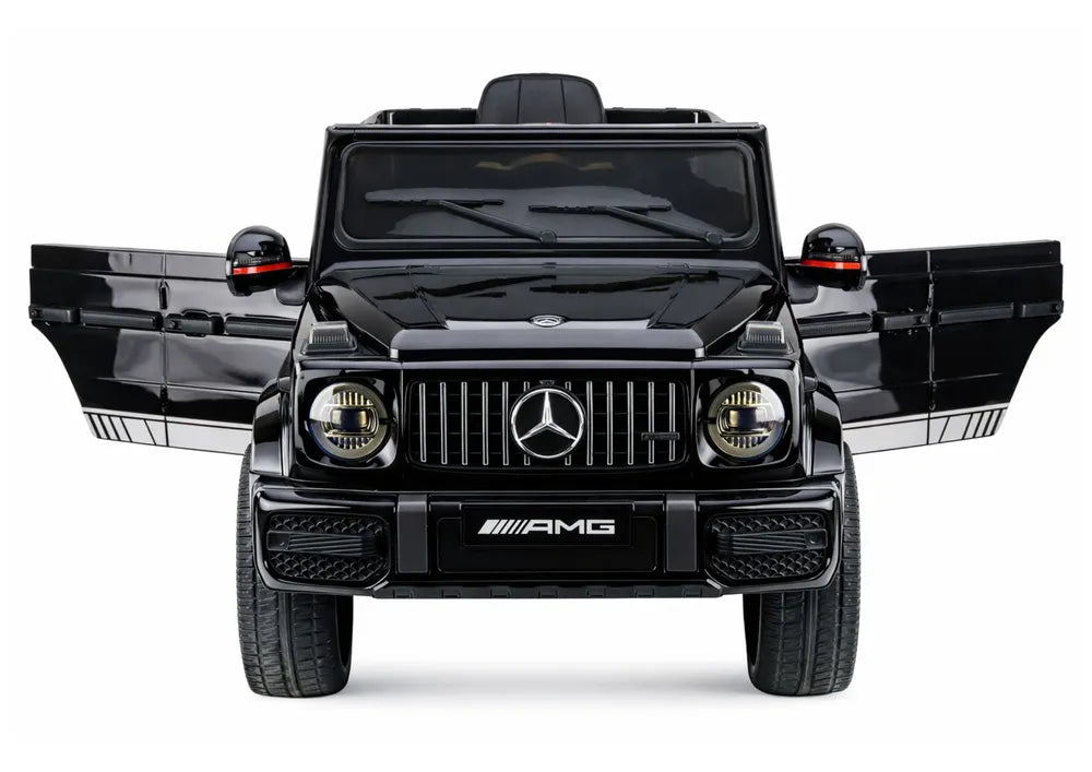 Akumuliatorinis automobilis Mercedes AMG G 63, juodas, lakuotas