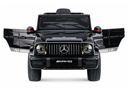 Akumuliatorinis automobilis Mercedes AMG G 63, juodas, lakuotas