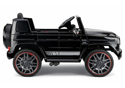 Akumuliatorinis automobilis Mercedes AMG G 63, juodas, lakuotas