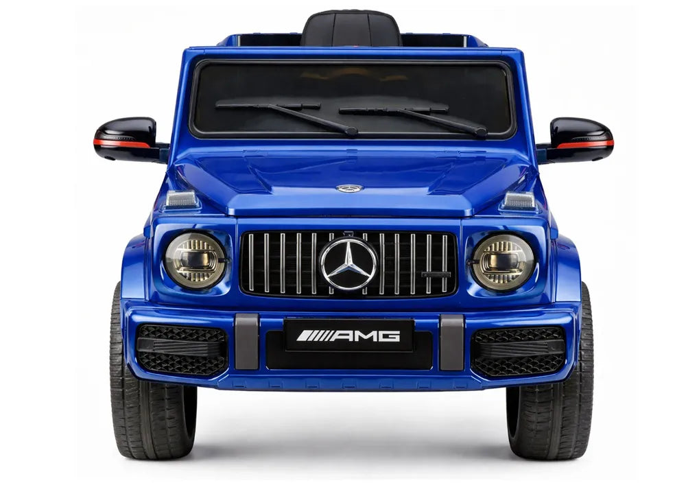 Akumuliatorinis automobilis Mercedes AMG G 63 mėlynas lakuotas