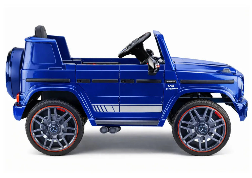 Akumuliatorinis automobilis Mercedes AMG G 63 mėlynas lakuotas