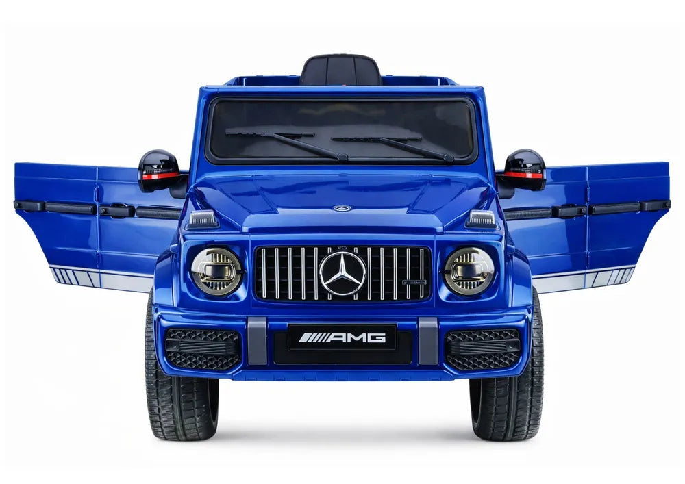 Akumuliatorinis automobilis Mercedes AMG G 63 mėlynas lakuotas
