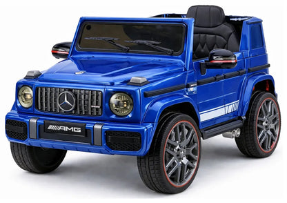 Akumuliatorinis automobilis Mercedes AMG G 63 mėlynas lakuotas
