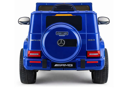 Akumuliatorinis automobilis Mercedes AMG G 63 mėlynas lakuotas