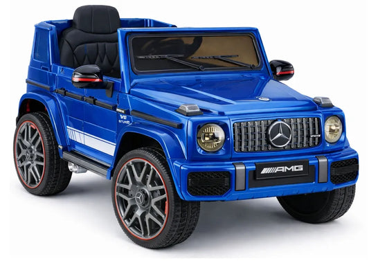 Akumuliatorinis automobilis Mercedes AMG G 63 mėlynas lakuotas