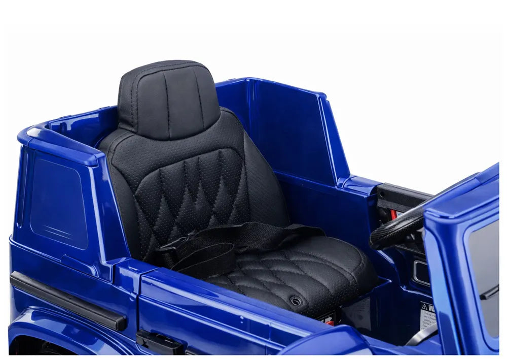 Akumuliatorinis automobilis Mercedes AMG G 63 mėlynas lakuotas