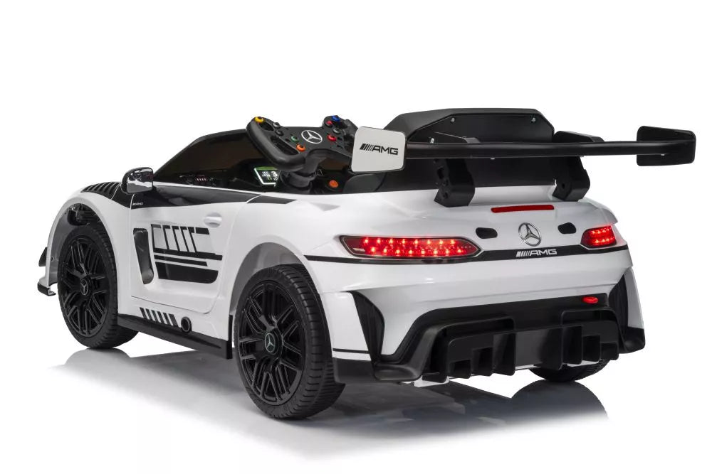 Akumuliatorinis automobilis Mercedes AMG GT3 baltas