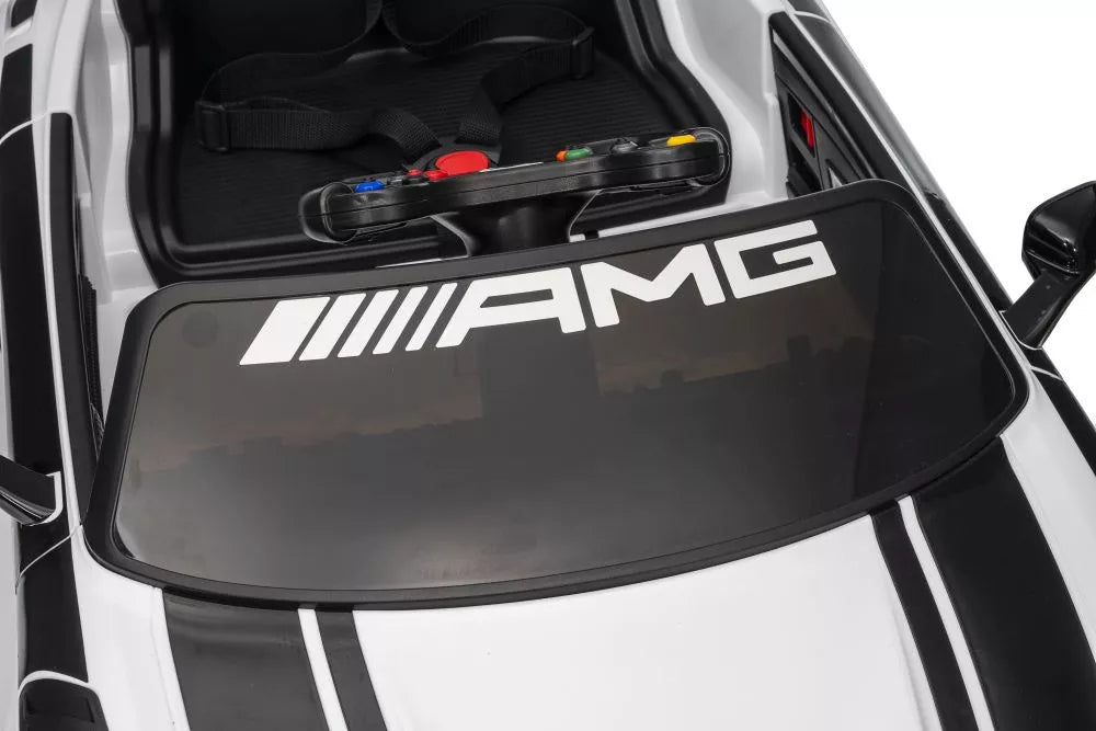 Akumuliatorinis automobilis Mercedes AMG GT3 baltas