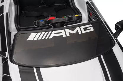 Akumuliatorinis automobilis Mercedes AMG GT3 baltas