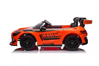 Akumuliatorinis automobilis Mercedes AMG GT3 oranžinis
