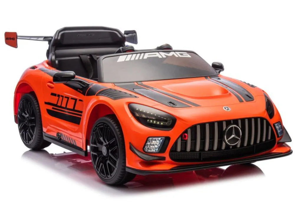Akumuliatorinis automobilis Mercedes AMG GT3 oranžinis