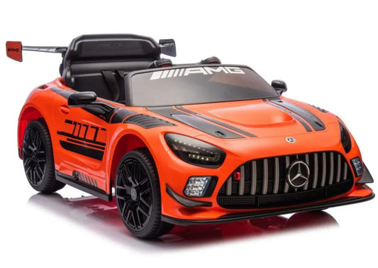 Akumuliatorinis automobilis Mercedes AMG GT3 oranžinis