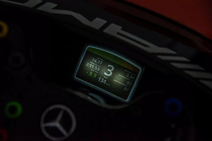 Akumuliatorinis automobilis Mercedes AMG GT3 oranžinis