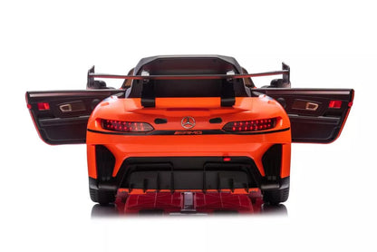 Akumuliatorinis automobilis Mercedes AMG GT3 oranžinis