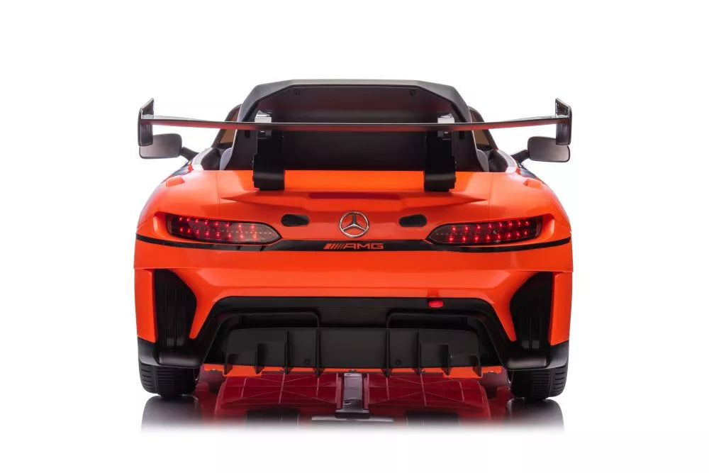 Akumuliatorinis automobilis Mercedes AMG GT3 oranžinis