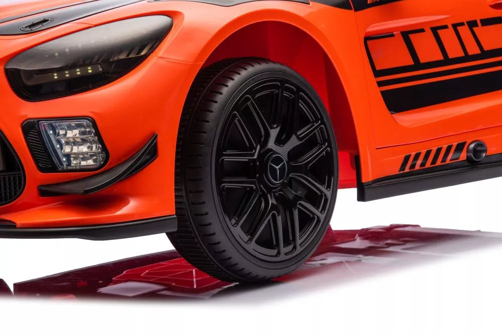 Akumuliatorinis automobilis Mercedes AMG GT3 oranžinis