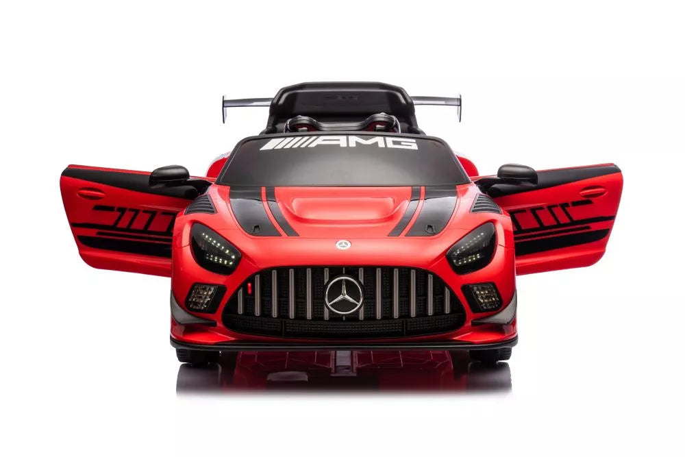 Akumuliatorinis automobilis Mercedes AMG GT3 raudonos spalvos