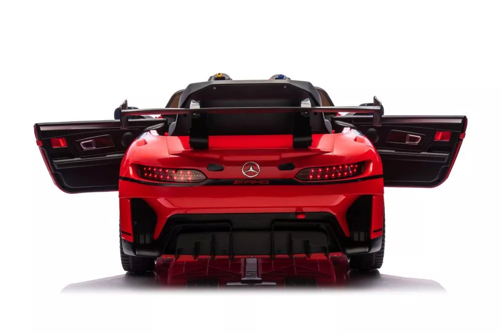 Akumuliatorinis automobilis Mercedes AMG GT3 raudonos spalvos