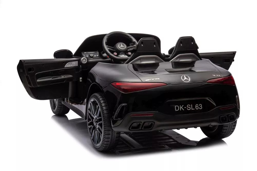 Akumuliatorinis automobilis Mercedes AMG SL63, juodas