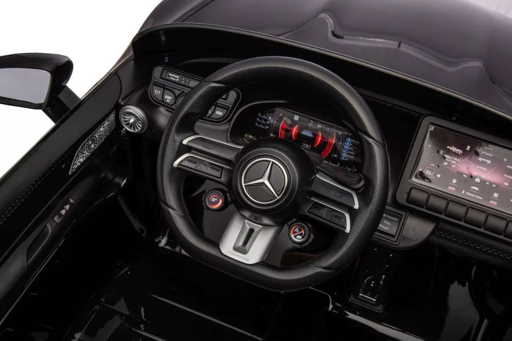 Akumuliatorinis automobilis Mercedes AMG SL63, juodas