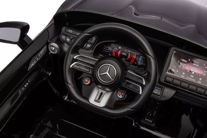 Akumuliatorinis automobilis Mercedes AMG SL63, juodas